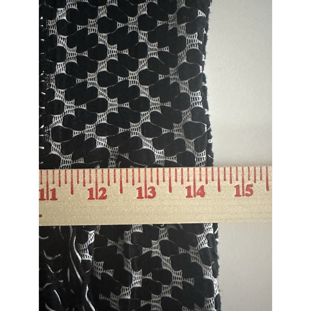 Saturday Sunday Anthropologie Sz XS Black Multi Print Textured Dress Geometric‎ - Picture 8 of 10